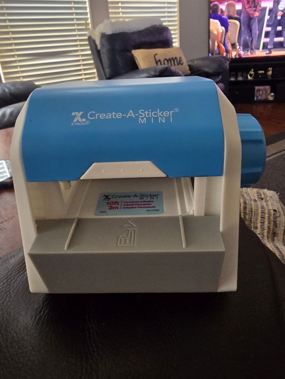 Create-A-Sticker Mini Sticker Maker in Blue & White